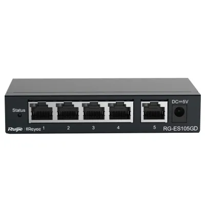 5-портовый гигабитный коммутатор Ruijie Reyee RG-ES105GD неуправляемый