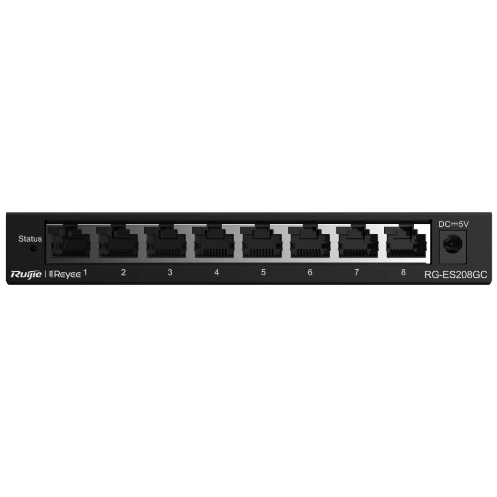 8-портовый коммутатор Ruijie Reyee RG-ES208GC гигабитный интеллектуальный