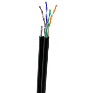 Кабель Одескабель вуличний з тросом 7*0,5мм cat 5e OK-Net UTP 4*2*0,49+ КППт-ВП бухта 305 м