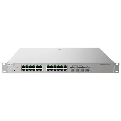24-портовый PoE коммутатор Ruijie Reyee RG-NBS5100-24GT4SFP-P гигабитный L3 с облачным управлением
