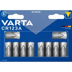 Батарейка VARTA CR 123A BLI 10 LITHIUM (10 шт)