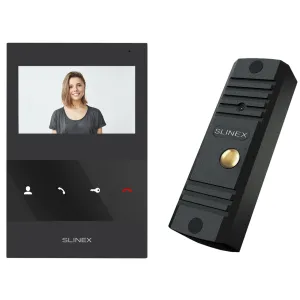 Комплект видеодомофона Slinex ML-16HD (Black) +SQ-04M (Black)