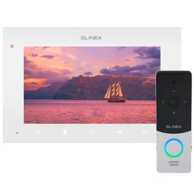 Комплект видеодомофона Slinex ML-20HD (Black) + SQ-07MTHD (White)