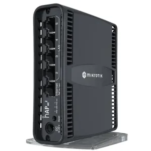 Беспроводной WiFi 6 маршрутизатор Mikrotik hAP ax² (C52iG-5HaxD2HaxD-TC)