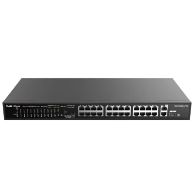 24-портовый PoE коммутатор Ruijie Reyee RG-ES126S-LP V2 неуправляемый