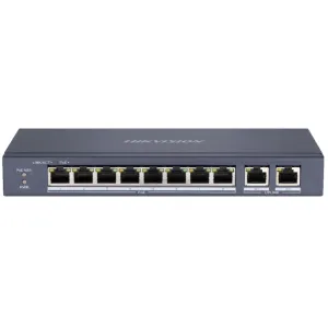 8-портовий PoE комутатор Hikvision DS-3E0310P-E/M(B) некерований