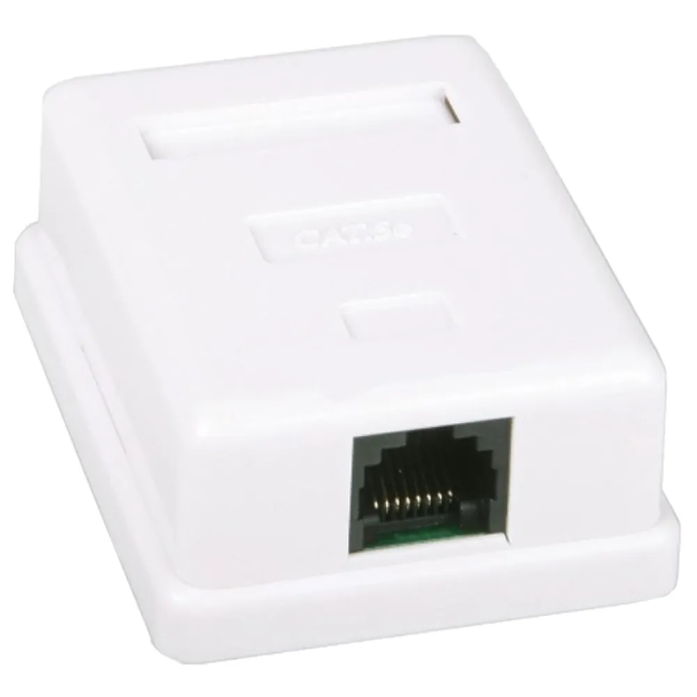 Розетка RJ45 одинарная RITAR FTP 8P8C, 1 порт, Cat-5