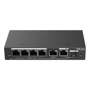 6-портовый PoE коммутатор Ruijie RG-ES206GS-P гигабитный с облачным управлением