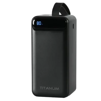 Повербанк Videx TITANUM 741S 22.5W Black 50000mAh
