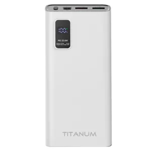 Повербанк Videx TITANUM 727S White (20 000 мА·г / 22.5 Вт)