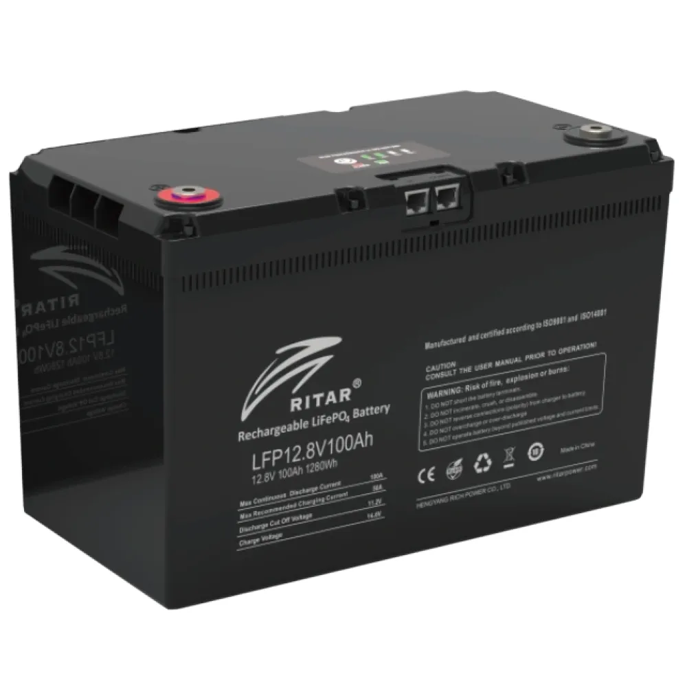Аккумуляторная батарея Ritar LFP12.8V100AHG24 с Bluetooth