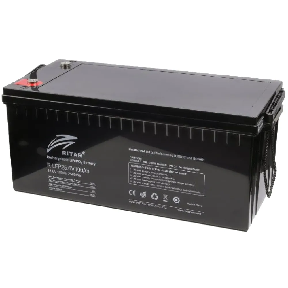 Акумуляторна батарея з bluetooth та підігрівом Ritar LFP25.6V100AH