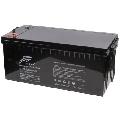 Акумуляторна батарея з bluetooth та підігрівом Ritar LFP25.6V100AH