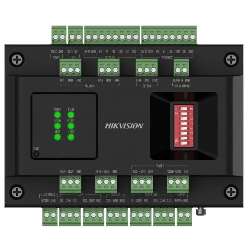 Автономний контролер Hikvision DS-K2M002X для 2-х дверей