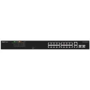 18-портовый PoE коммутатор Ruijie Reyee RG-ES118FGS-LP 10/100Мб неуправляемый