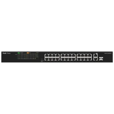 26-портовий PoE комутатор Ruijie Reyee RG-ES126FGS-P 10/100 Мб некерований