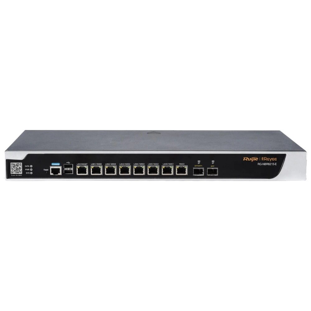 8-портовий маршрутизатор Ruijie Reyee RG-NBR6215-E