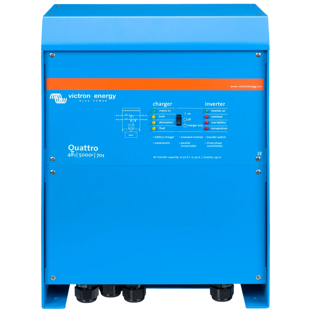 Інвертор Victron Energy Quattro 48/5000/70-100/100 однофазний