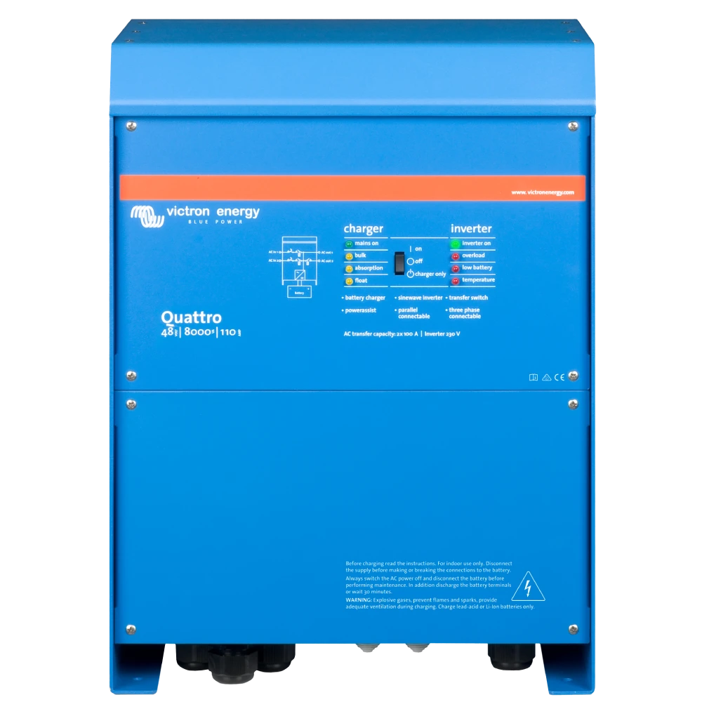 Інвертор Victron Energy Quattro 48/15000/200-100/100 однофазний