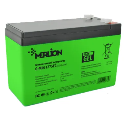 Свинцово-кислотная аккумуляторная батарея MERLION G-MLG1275F2 7.5 А•ч 12В