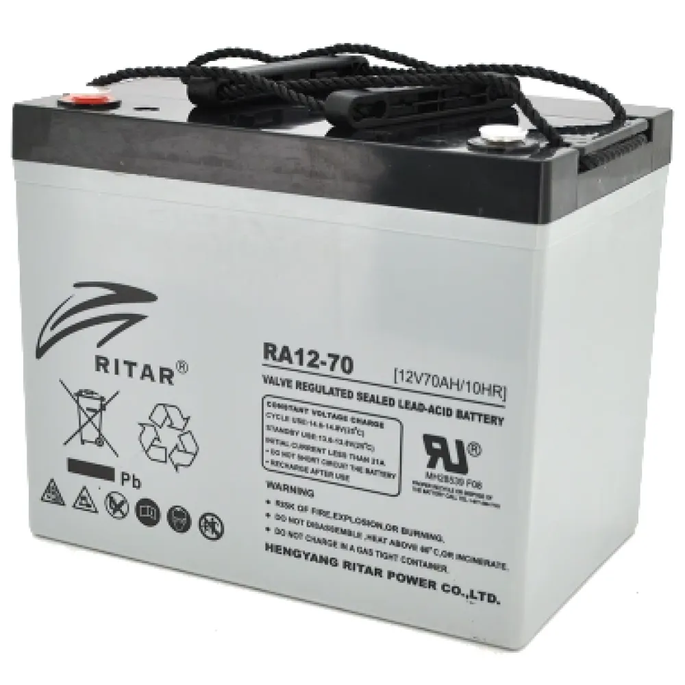 Аккумуляторная батарея AGM RITAR RA12-70 12V 70Ah
