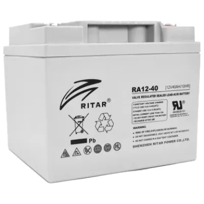 Акумуляторна батарея AGM RITAR RA12-40 12V 40Ah