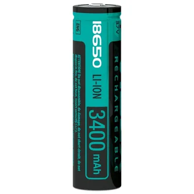 Аккумулятор Videx Li-Ion 18650-P (защита) 3400mAh color box/1шт