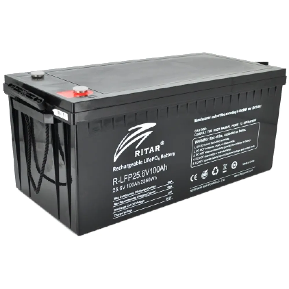 Акумуляторна батарея Ritar R-LFP25.6V100Ah (LiFePo4) літій залізо-фосфатна