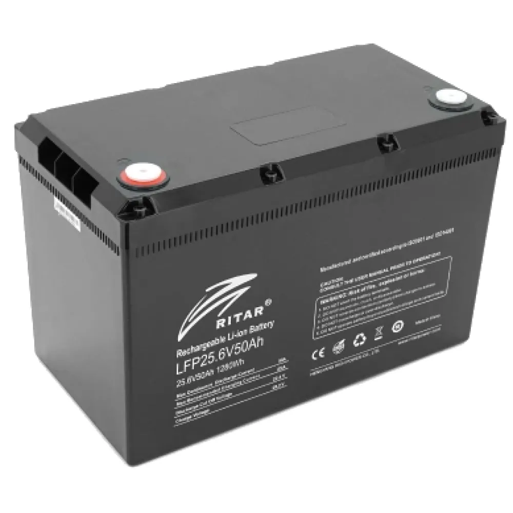 Аккумуляторная батарея Ritar LFP25.6V50Ah (LiFePo4) литий железо-фосфатная
