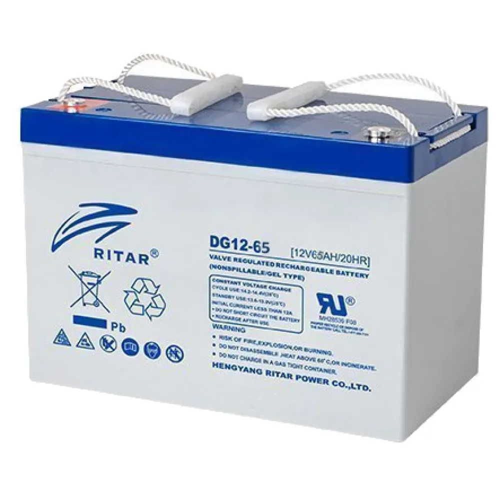 Акумуляторна батарея RITAR DG12-65 12V 65Ah гелева