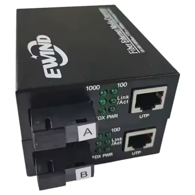 Медіаконвертер Ewind EW-810GS-20A/B 1000M