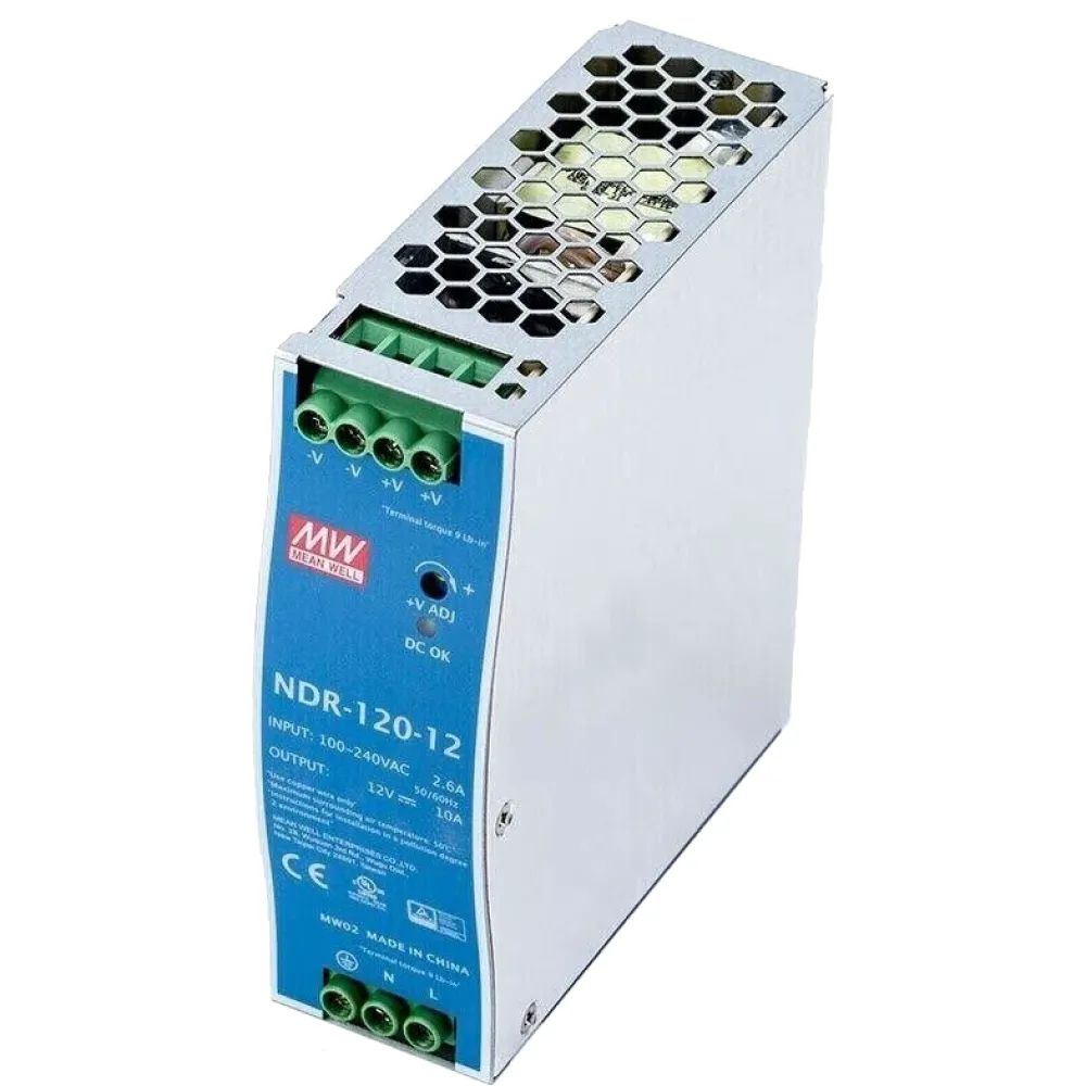 Блок питания Mean Well NDR-120-12 120Вт 10A 12В на DIN-рейке