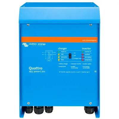 Инвертор Victron Energy Quattro 24/3000/70-50/50 однофазный