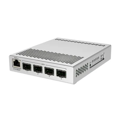 5-портовый PoE коммутатор Mikrotik CRS305-1G-4S+IN управляемый