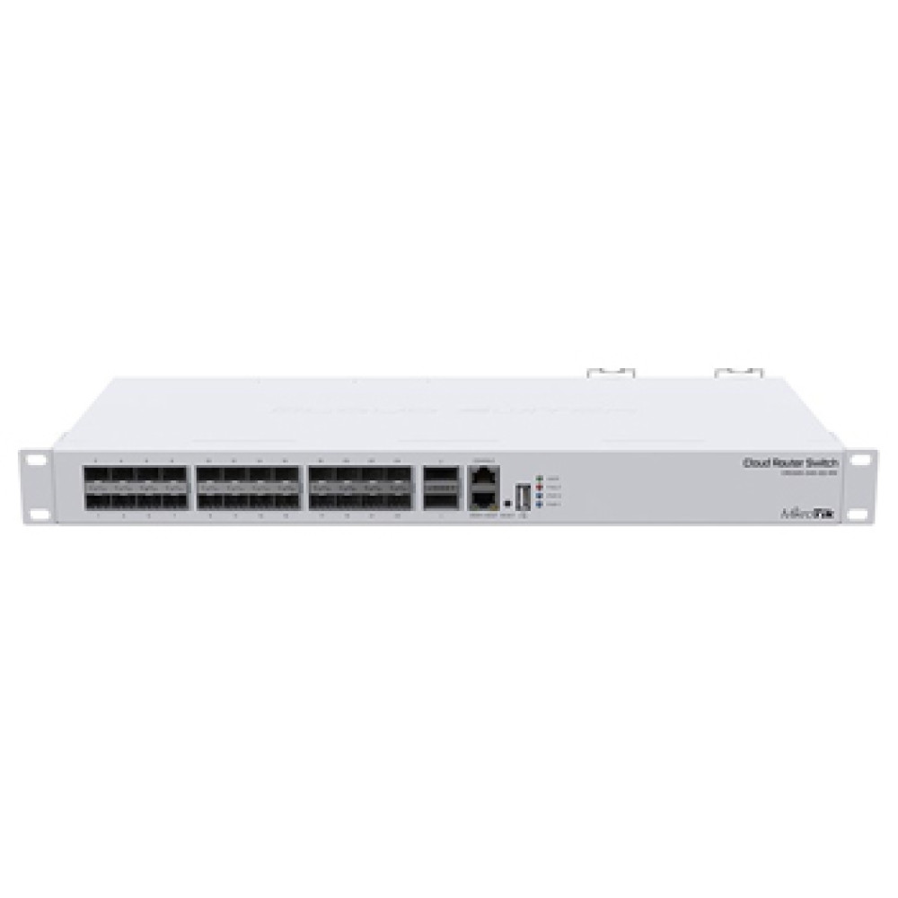 24-портовий комутатор Mikrotik CRS326-24S+2Q+RM керований