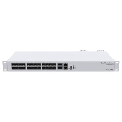 24-портовий комутатор Mikrotik CRS326-24S+2Q+RM керований
