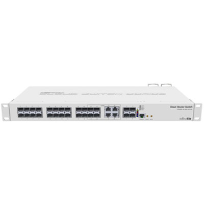 24-портовый коммутатор Mikrotik CRS328-4C-20S-4S+RM SFP Layer 3 управляемый