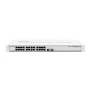 24-портовий комутатор MikroTik CSS326-24G-2S+RM гігабітний керований