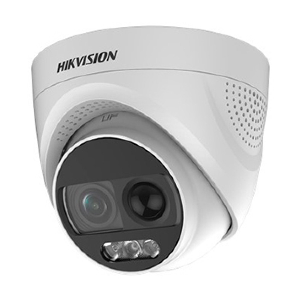 2 Мп HDTVI відеокамера Hikvision DS-2CE72DFT-PIRXOF (3.6мм) ColorVu з PIR та сиреною