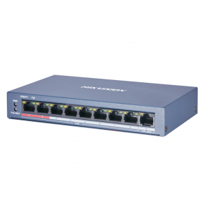 8-портовий PoE комутатор Hikvision DS-3E0109P-E/M(B) некерований