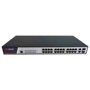 24-портовый PoE коммутатор Hikvision DS-3E2326P управляемый