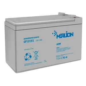 Свинцово-кислотная аккумуляторная батарея MERLION GP1272F2 7.2А•ч 12В