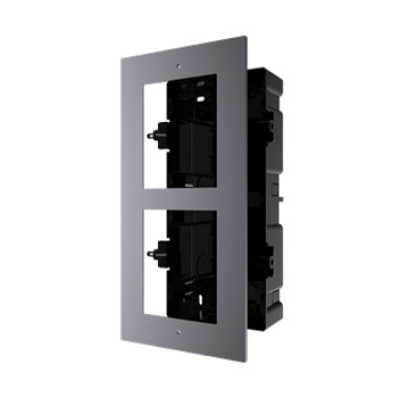 Монтажная рамка Hikvision DS-KD-ACF2/PLASTIC врезная на 2 модуля