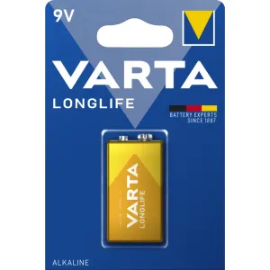 Батарейка VARTA LONGLIFE 6LR61 BLI 1 ALKALINE