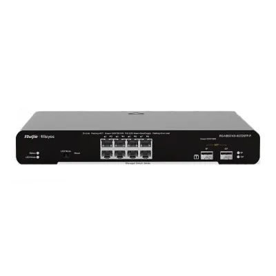 8-портовый коммутатор Ruijie RG-NBS3100-8GT2SFP-P гигабитный L2 управляемый