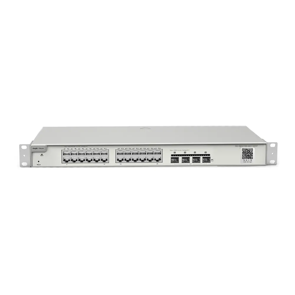 24-портовый гигабитный L2+ управляемый коммутатор Ruijie RG-NBS5100-24GT4SFP