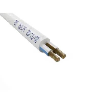 Кабель живлення ЗЗКМ ПВС 2х1,5 (бухта 100м.)