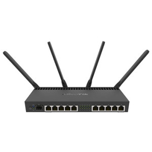 Wi-Fi маршрутизатор MikroTik RB4011iGS+5HacQ2HnD-IN двохдіапазонний 