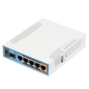 Двохдіапазонна Wi-Fi точка доступу MikroTik hAP ac (RB962UiGS-5HacT2HnT) з 5-портами Ethernet