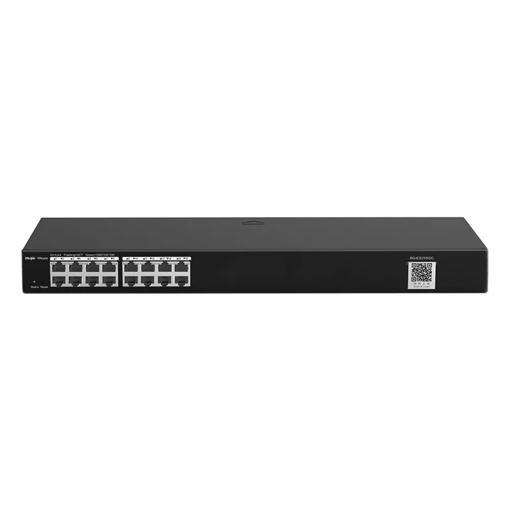 16-портовый коммутатор Ruijie RG-ES216GC гигабитный интеллектуальный